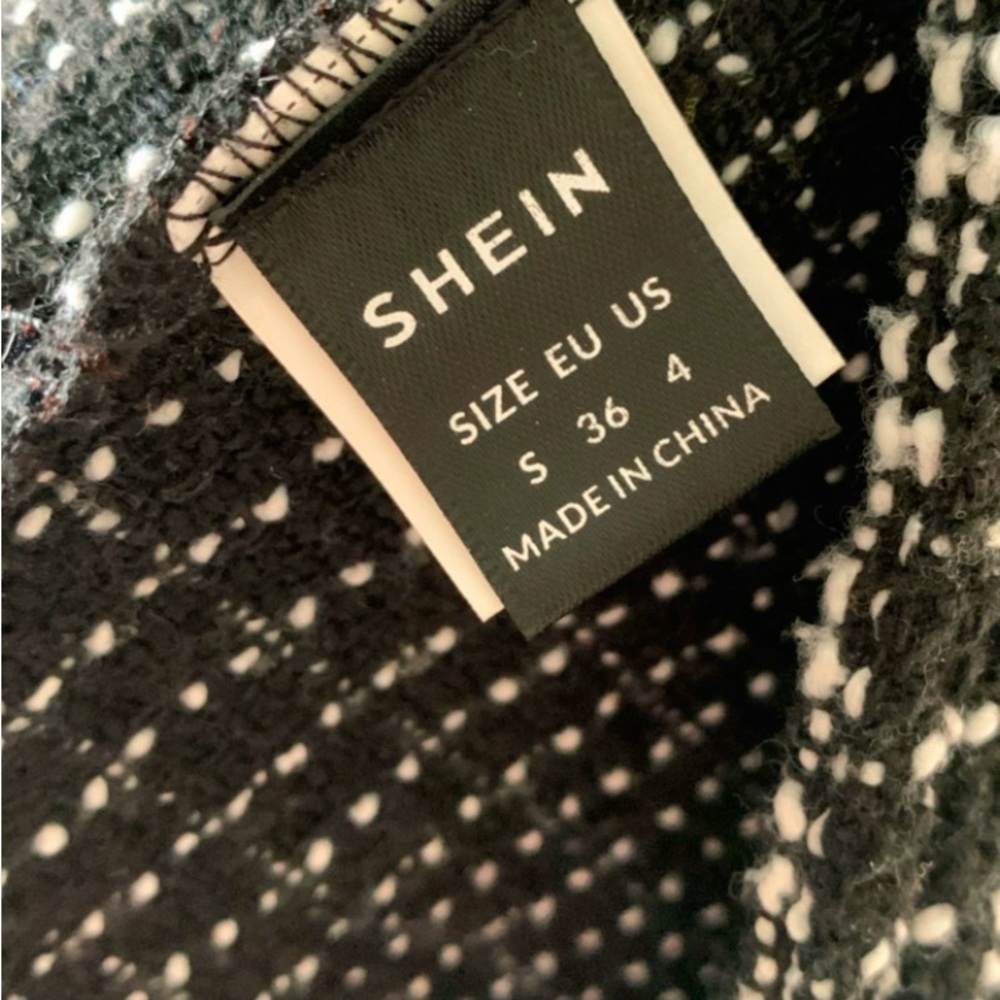 Black and white dress